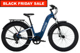 Aventon Aventure 2 Fat Bike Step-Through Ebike Cobalt Blue