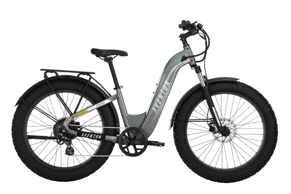 Aventon Aventure 2 Fat Bike Step-Through Ebike Slate Grey